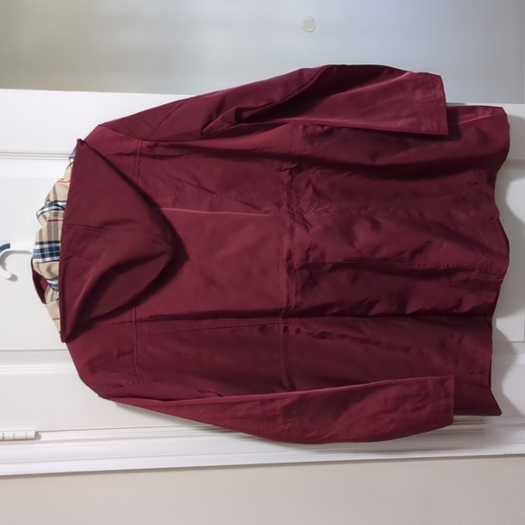 Burgundy Raincoat/Windbreaker Size 2XL - Picture 4 of 9